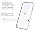 Bomea Clear Case for iPhone 8 Plus / iPhone 7 Plus Hard Case Slim Protective Shell Bumper Cover TPU Trim with Transparent Scratch Resistant Hard Back Cover
