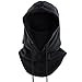 JollyGift Windproof Hat Tactical Heavyweight Balaclava Outdoor Sports Mask Fleece Hood Unisex (Black)