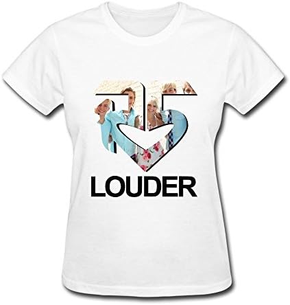 KEIKO Women's Rock Band Ross Lynch R5 T-shirts XL White