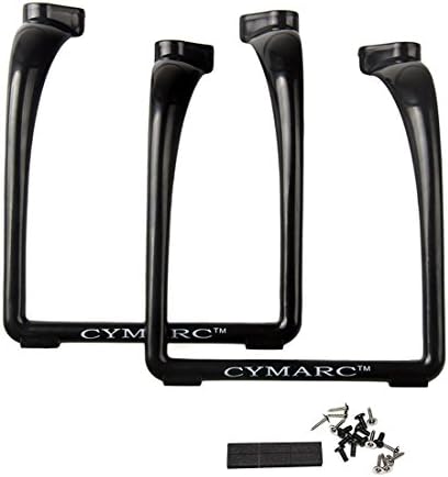 Updated Extended Legs Landing Gear Landing Skids for Syma X8 X8G X8HG X8C X8HC X8W X8HW MJX X101 RC Quadcopter Drone (2 Pcs,Black)