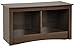 Prepac Twin Cubbie Bench, Espresso
