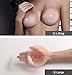 DHCare Sticky Nippleless Covers Strapless Silicone Reusable Lift Nipple Cover Pasties Bra Women 4.3 inch (Round, Pink)
