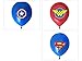 FAT CAT SALES SUPERHERO JUSTICE LEAGUE DC AVENGER BALLOON BUNDLE 15 pcs