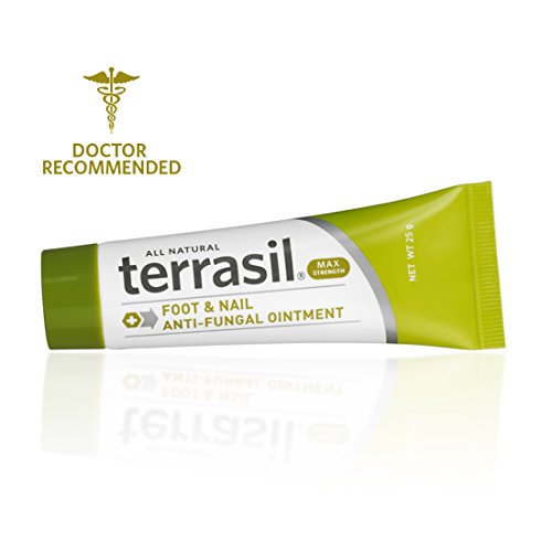 Athletes Foot & Nail Fungus Treatment Maximum Strength- Kills Fungus 6x Faster Dr Recommended All Natural 100% Guaranteed with Tea Tree Oil and Clotrimazole by Terrasil
