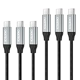 USB C Cable, CHOETECH (3-Pack, 3.3ft/1m)USB 2.0 Type C Braided Fast Charging Sync Braided Cable for Google Pixel/Pixel XL, Nexus 5X/6P, Lumia 950/950XL, 2015 MacBook, ChromeBook Pixel, etc