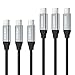 USB C Cable, CHOETECH (3-Pack, 3.3ft/1m)USB 2.0 Type C Braided Fast Charging Sync Braided Cable for Google Pixel 2/Pixel/Pixel XL, Nexus 5X/6P, Lumia 950/950XL, 2015 MacBook, ChromeBook Pixel