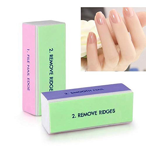YIMART 5Pcs/set Nail Art Buffer Block Nail File For Nail Polish UV Gel Manicure Pedicure Buffing Sanding Polish (Flower) - Thumbnail 2