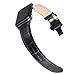 CHIMAERA Compatible for 38MM 40MM 42MM 44MM Apple Watch Band Genuine Calf Leather Strap Replacement for iWatch Series 5/4/3/2/1 Black/Gold/Rose Gold Adapters