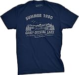 Camp Crystal Lake Summer 1980 T-Shirt Vintage Movie Tee 2XL