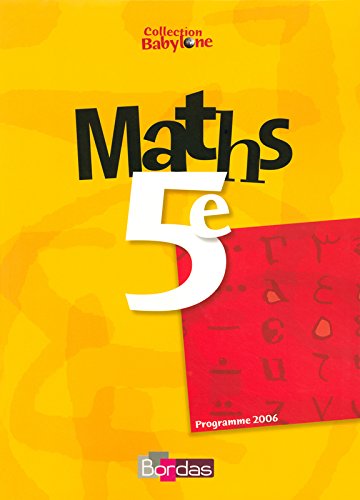 Maths, 5e