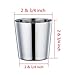 TeamFar Toddler Cup, Stainless Steel Kids Cups Mugs, Insulated Double Wall & BPA Free, Healthy & Dishwasher Safe, 6 OZ - Set of 4