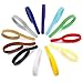 ZXUY 12pcs Adjustable Reusable Puppy Identification ID Collars Pet Bands 12 Colors