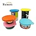 SACRONS Can Covers Universal Silicone Can Lids for Pet Food Cans Fits Most Standard Size Dog and Cat Can Tops BPA Free