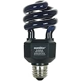 Sunlite SL20/BLB 20 Watt Spiral Energy Saving CFL Light Bulb Medium Base Blacklight Blue