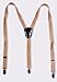 Boy's SUSPENDERS Y Shape Back Elastic Button & Clip Convertible by VESUVIO NAPOLI