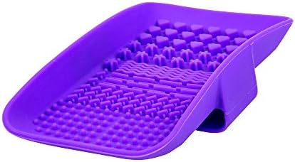 Bodico Durable and Effective Silicone Make-up Cosmetic Brush Cleaning Palette, 3.5 x 6.85 inches, Pink