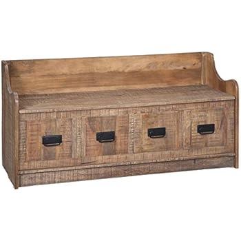 Signature Design by Ashley - Garrettville Storage Bench - Lift-Top - Garretville