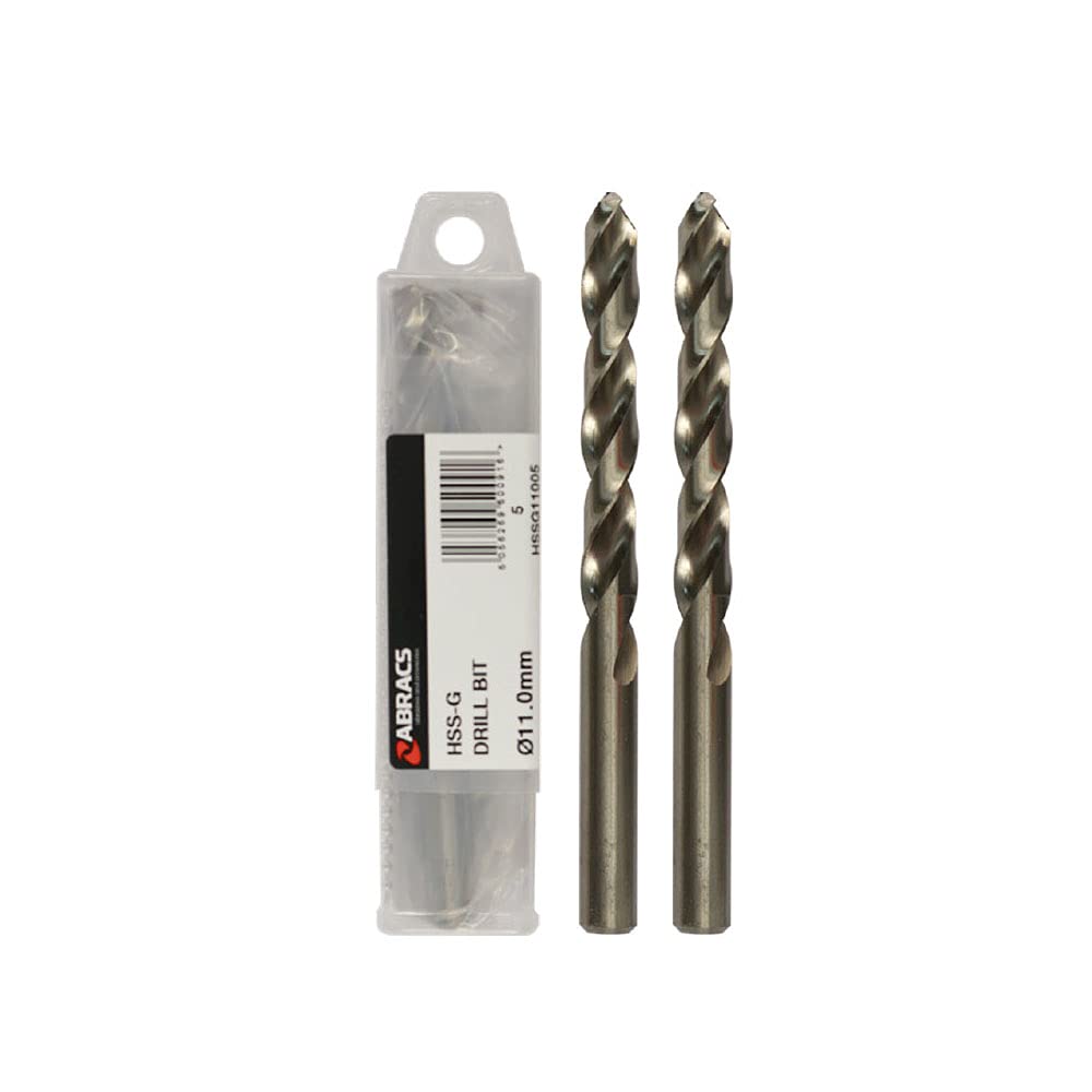 Abracs HSSG13005 HSS-G Drill Bit - Split Point Cutting Head - Increased Drilling Speeds - 13.0mm