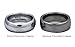 10mm White Tungsten Carbide Polished Classic Wedding Ring