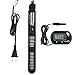 Zacro AH049 Submersible Aquarium Heater with Visible Temperature and Floating Thermometer with Suction Cup, 300W, Black