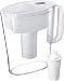 Brita Metro Pitcher with 1 Filter, BPA Free, 5 Cup, White primary