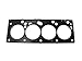 2000-2004 Ford Focus SE Sedan/Wagon, LX Sedan/Wagon 2.0L I4 SOHC VIN Number P Multi-layered Steel (MLS) Head Gasket Set