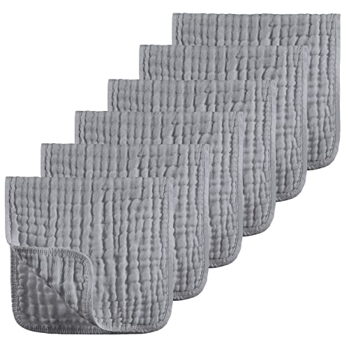 Muslin Burp Cloths 100 Muslin Large 20''x10'' Extra Soft and Absorbent