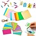 5 in 1 Colorful Bundle Kit Accessories for Fujifilm Instax Mini 9/8 Camera - Assorted Accessory Pack of Sticker Frames, Plastic Desk Frame, Hanging Clips with String (Basic)