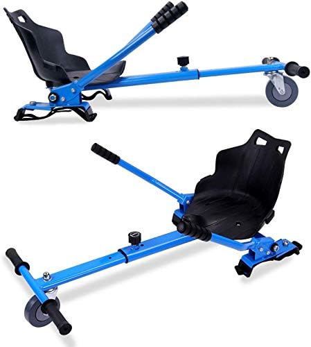 RCB Hoverkart Gyropode Hoverboard Kart pour Enfant et Adulte, Overboard Electrique Kart avec Bluetooth-Musique/LED-Roue Clignotante, E-Skateboards Cadeau pour Noël