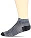Wrightsock Coolmesh II Lo Blister Free Socks- Great for Hiking Running Walking Lightweight Breathable Durable Dry Grey, Large