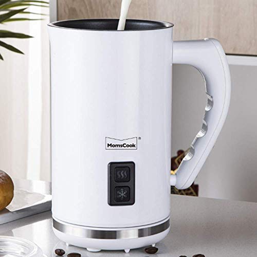 Hand Milchaufschäumer, Elektro Hot and Cold Kälbermilcherwärmer mit Griff for Latte Cappuccino oder heiße Schokolade… – Bild 5
