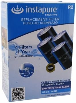 Commercial Water Distributing INSTAPURE-R2-4PK Waterpik Replacement Faucet Filter