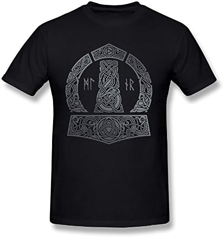 MJOLNIR Male Black Short Sleeve Tshirt