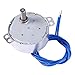 REENFAYA 4 Pack Turntable Synchronous Motor Electric Synchron Motor 100-127 VAC 50/60 Hz 4W MIN CCW/CW Direction for Cup Turner,Cuptisserie,Tumbler Cup Rotator,Drying The epoxy,Rod Dryer (4PACK)