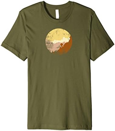 Mens Vintage Mountain Climbing T-Shirt Medium Olive