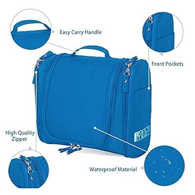 EAYIRA Fabric Toiletry Bag (Blue_TSB-7_10)