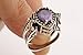 Turkish Jewelry Handmade Reversible 2 rings in 1 ring Drop Shape Pear Cut Shiny Amethyst Topaz 925 Sterling Silver Ring Size All