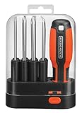 BLACK+DECKER Screwdriver Set, 9-in-1