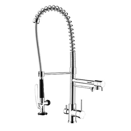 Grifo de cocina 3 vias acero inoxidable | Inoxidable