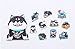 Astra Gourmet 4-Pack Super Cute Akita Dog Stickers for DIY Albums Diary Laptop Decoration Cartoon Scrapbooking Kawaii School Office Stationery Best Gift for Your Kids(120 Stickers)