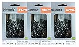3 - Stihl Oilomatic Chain Saw Chain 26 RM3 68 18in 68link 325