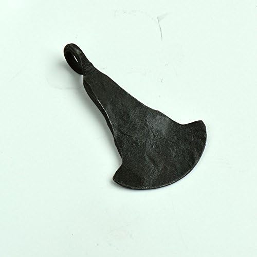 Forged Steel Axe Head Focal Pendant Drop