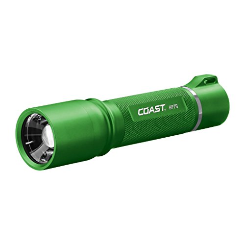 coast hp7r rechargeable focusing 300 lumen led flashlight with Slide Focus, Black Built with a tough Coast LED Rechargeable Torch Kit
