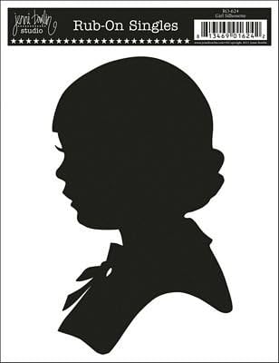 Jenni Bowlin Studio Rub-Ons: Girl Silhouette