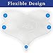 (2 Pads) Victoria Featherlight - Chest Pads For Decollete, Chest Wrinkles Prevention, Silicone Wrinkle Pad (The original design, clear color instead of blue)