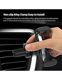 Cargador inalámbrico para coche con rejilla de ventilación para teléfono móvil OCUBE con carga inalámbrica estándar Qi
