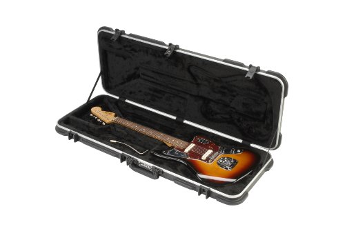 SKB Jaguar/Jazzmaster Type Shaped Hardshell Case 6-string Guitars only...not Bass - TSA Latch, Over-Molded Handle