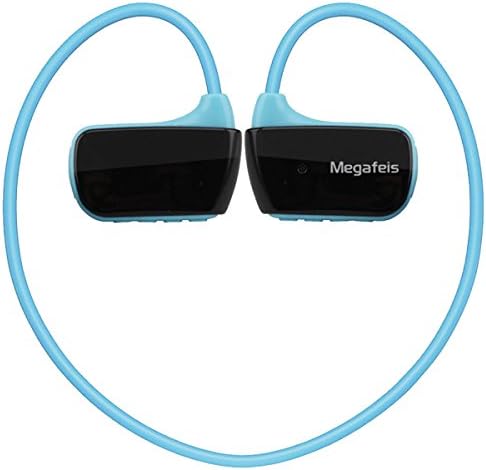 Megafeis E350 16GB Waterproof Bluetooth Wearable Wireless MP3 Player (Blue) for Swimming