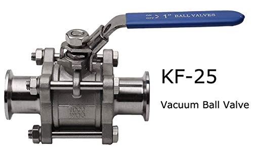 YTFLOT KF25 Vacuum Ball Valve 304 Stainless Steel Clamp with Lock Vacuum Dairy Products Cosmetics Food and Chemical Fields - Thumbnail 3
