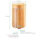 URPOWER OD-A001 Real Bamboo Essential Oil Ultrasonic Aromotherapy Cool Aroma Diffuser with Adjustable Mist Modes, Waterless Auto Shut-Off for Home Office Bedroom Living Room Study Yoga Spa